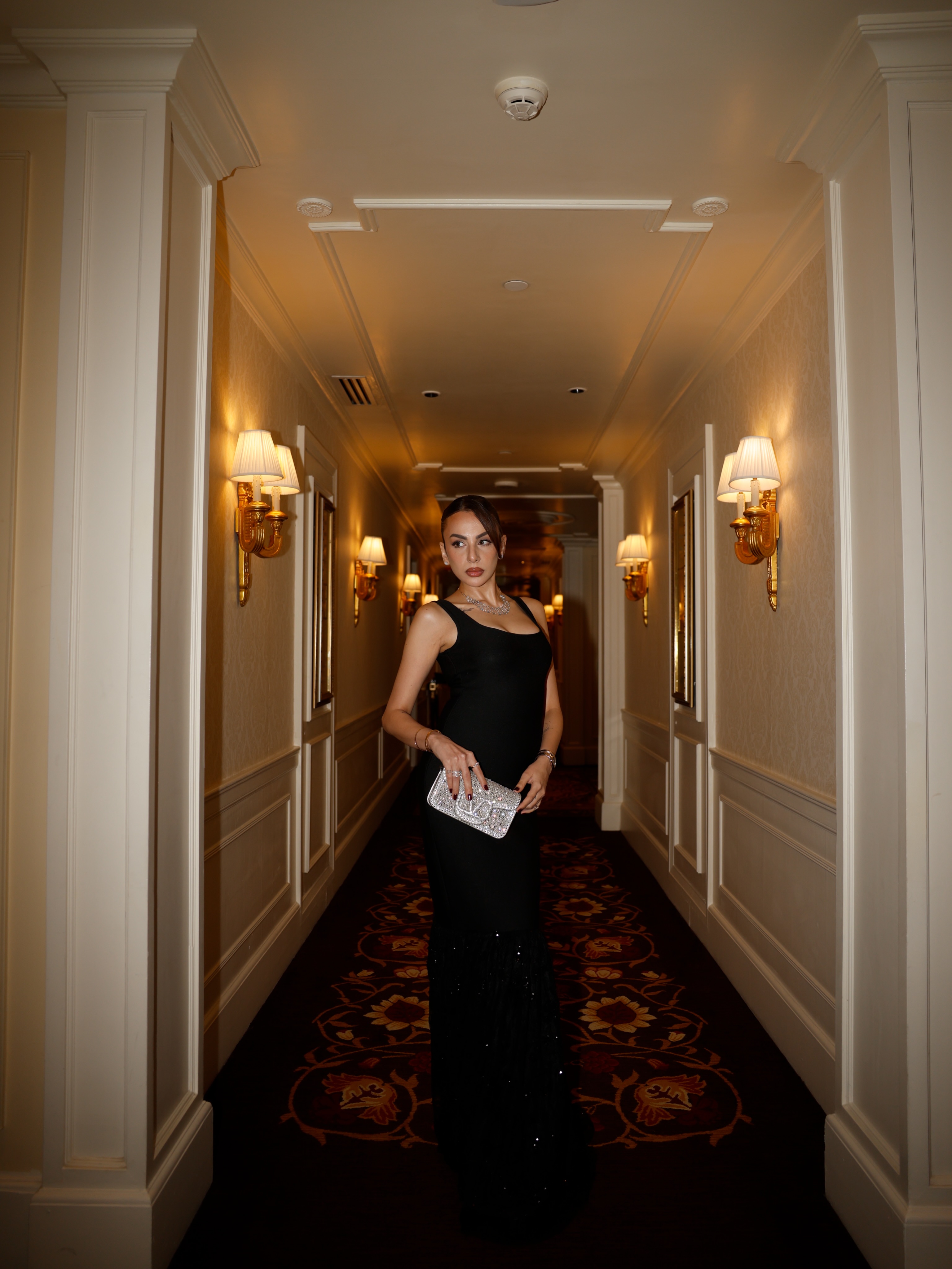 Nitibha Kaul Owns The Night In A Sleek Black Gown