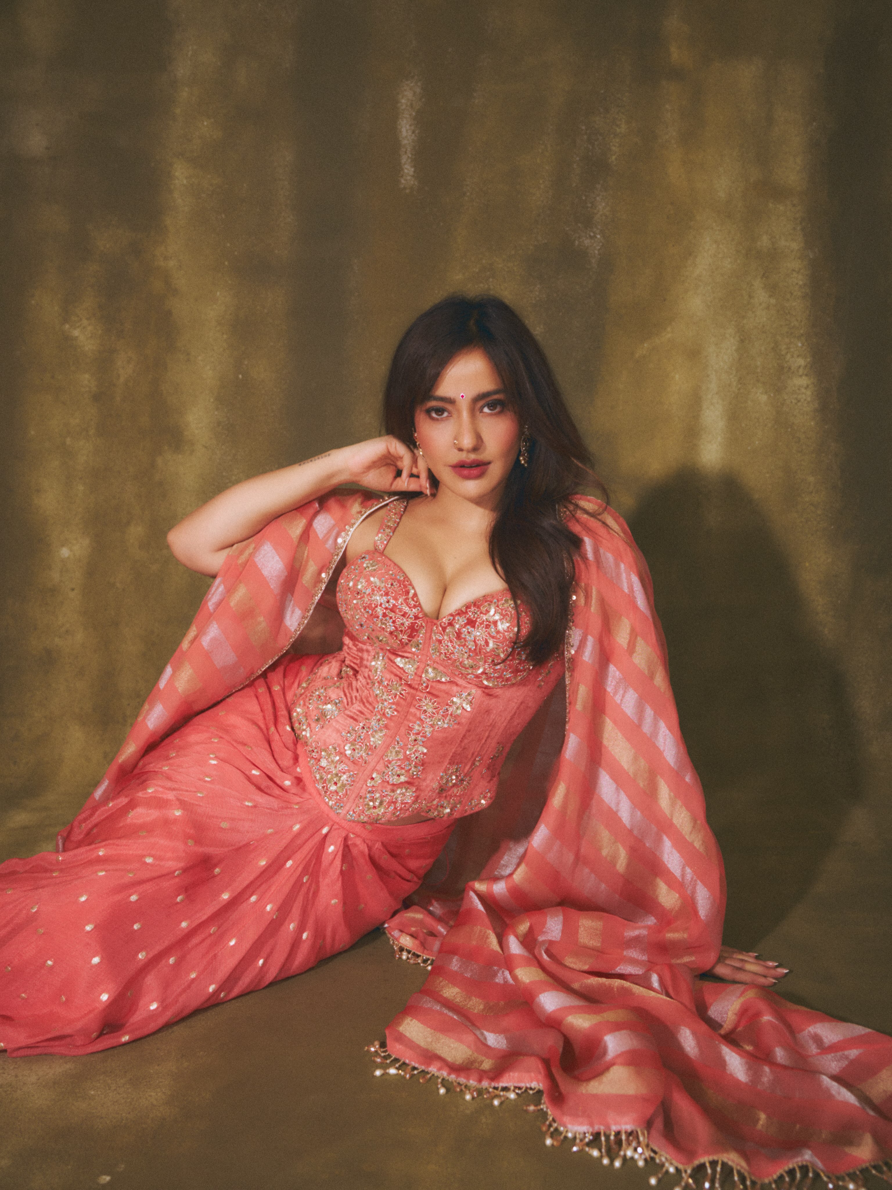 Neha Sharma&rsquo;s Blush Pink Look Is Pure Wedding Season Inspiration