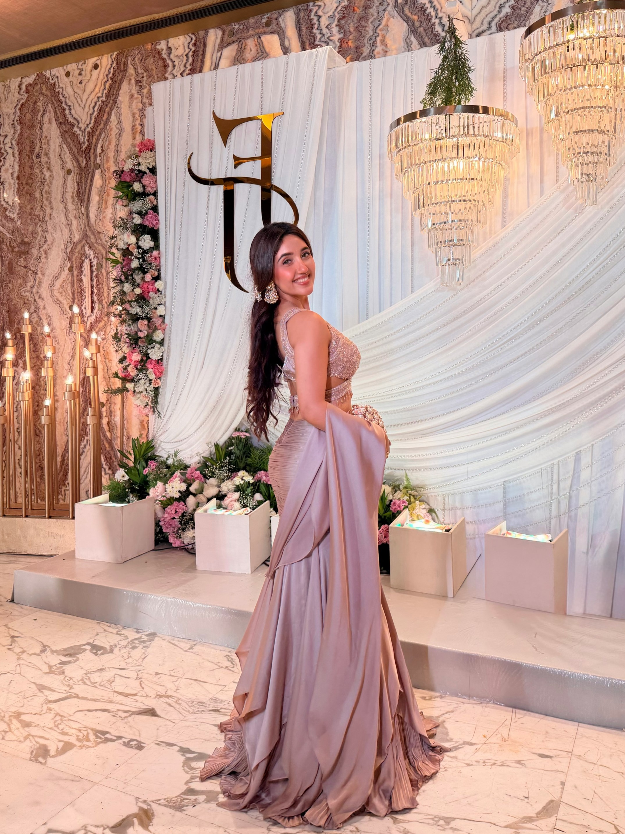 Ashnoor Kaur Turns Heads In A Shimmering Mermaid-Cut Lehenga