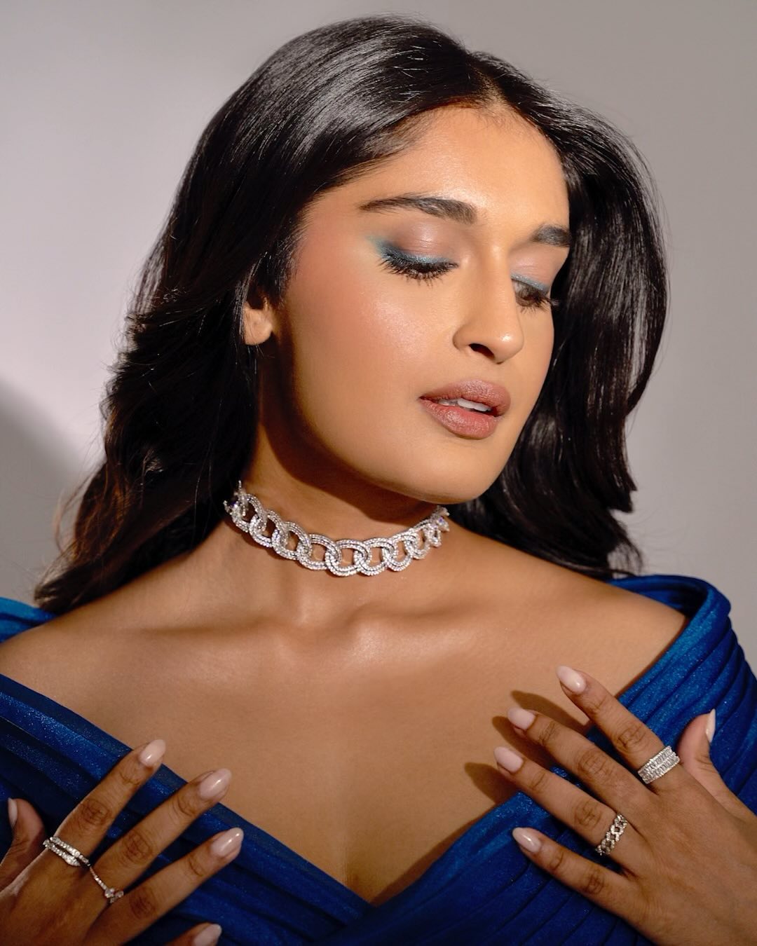 Niharika NM Looks Like a Mermaid in THIS Navy-Blue Attire; See Pictures