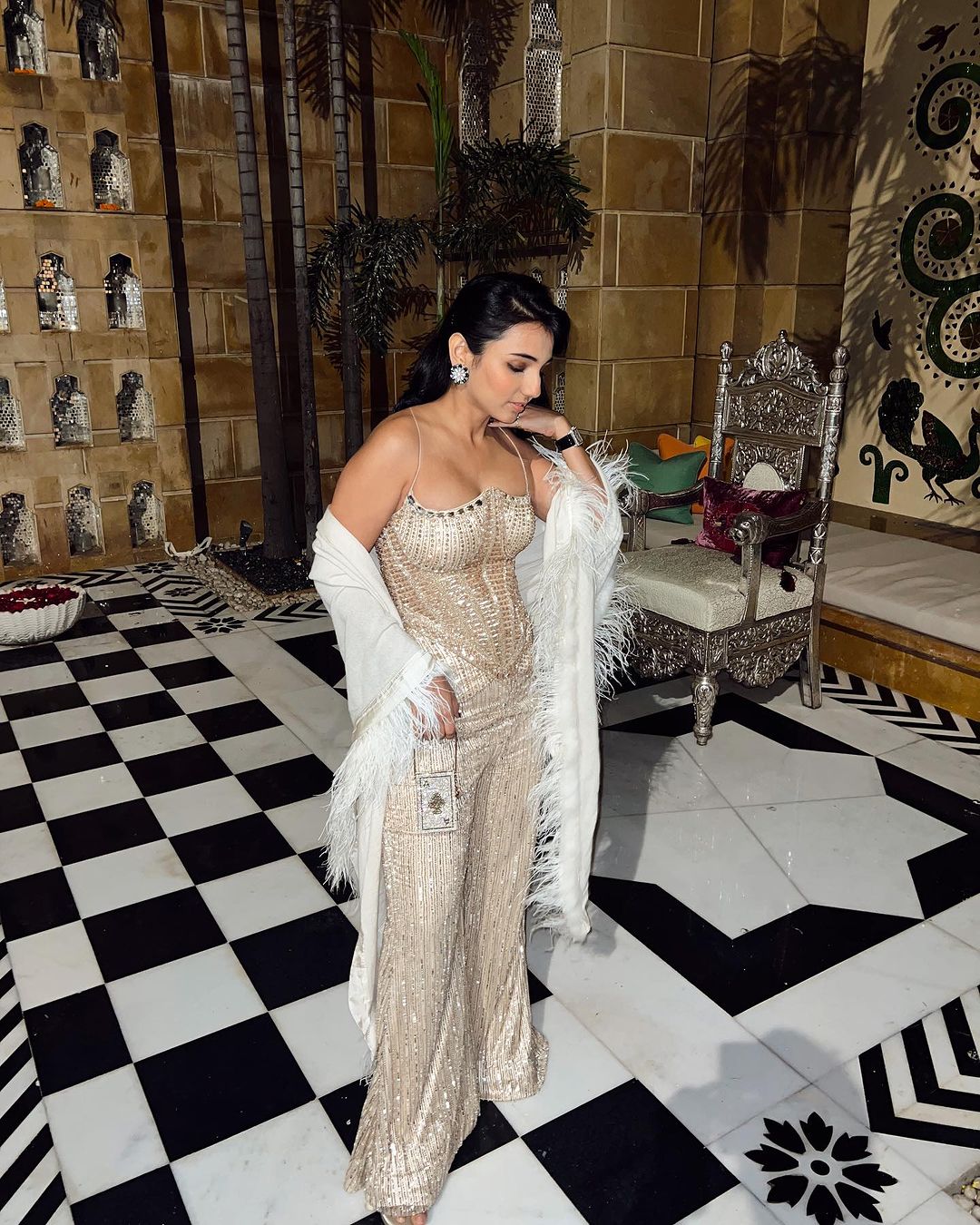 In Pictures: Masoom Minawala Radiates Elegance in 'Crazy Rich Asian' Affair