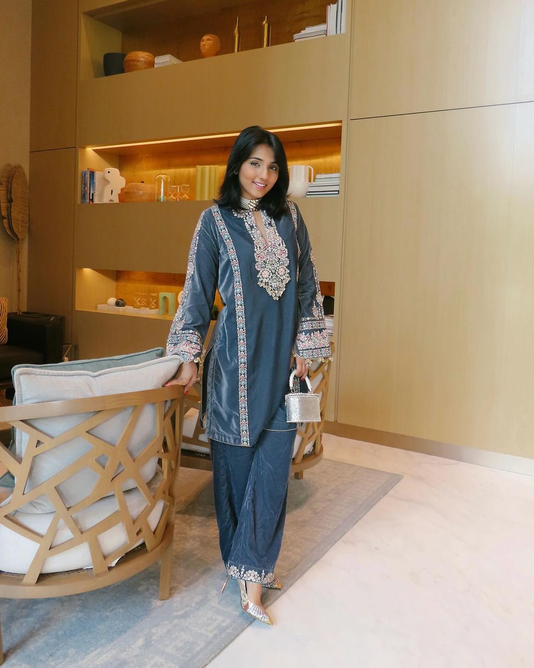 Masoom Minawala Mehta's Velvet Elegance: Winter Festivities Chic
