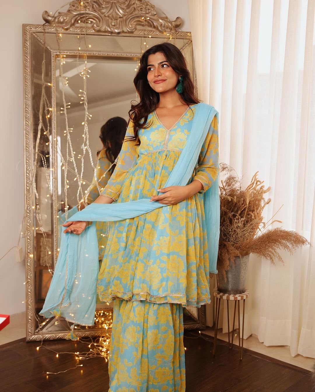 Beautiful Suits From Kritika Khurana's Closet For Holi Party