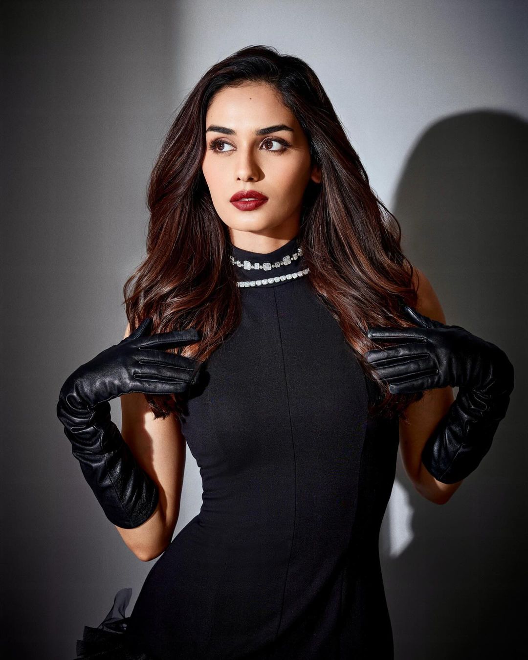 Manushi Chhillar Exudes Boss Lady Vibes in Black Attires; See Pics