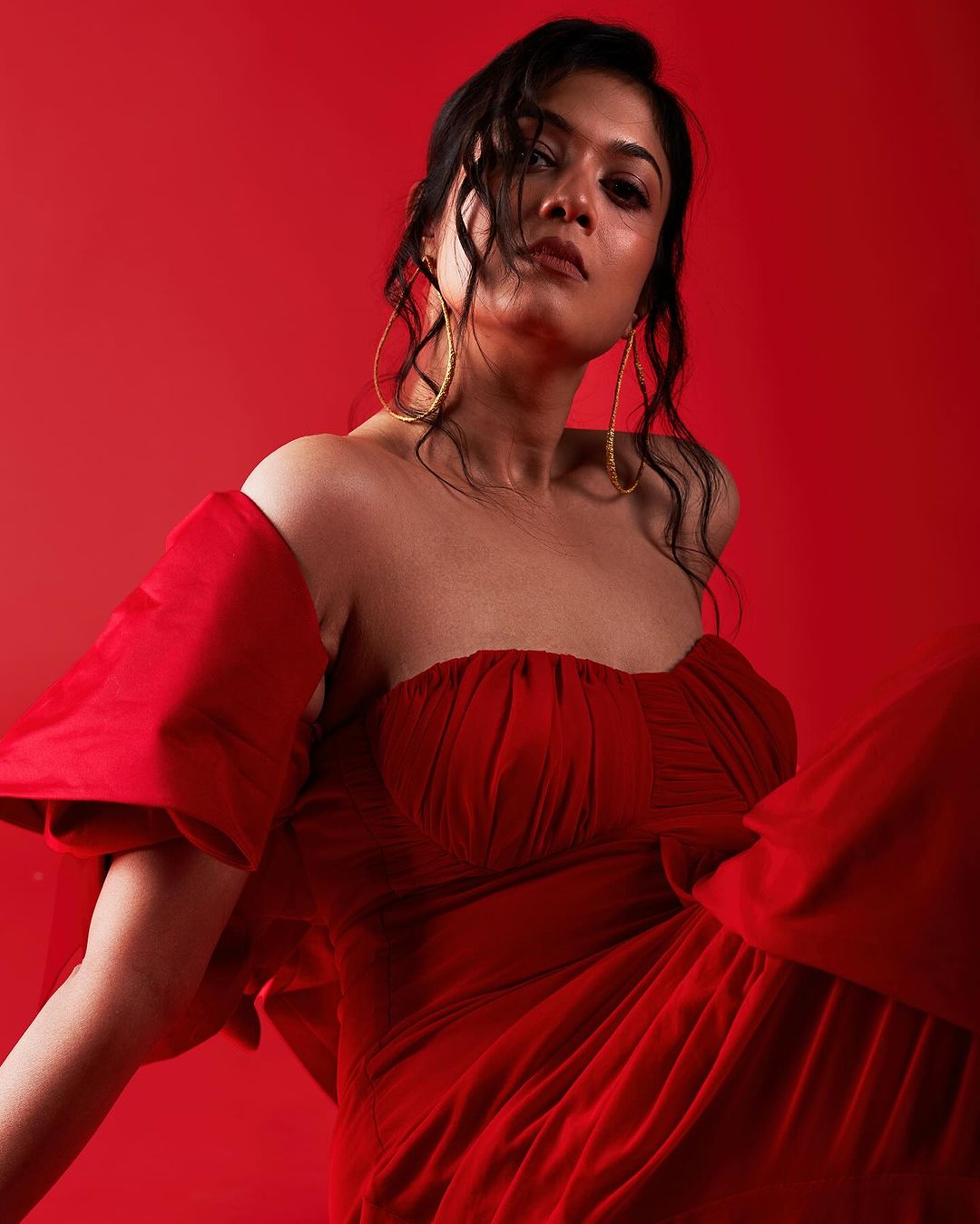 Harshita Gupta Turns Up the Heat in Ruby Red
