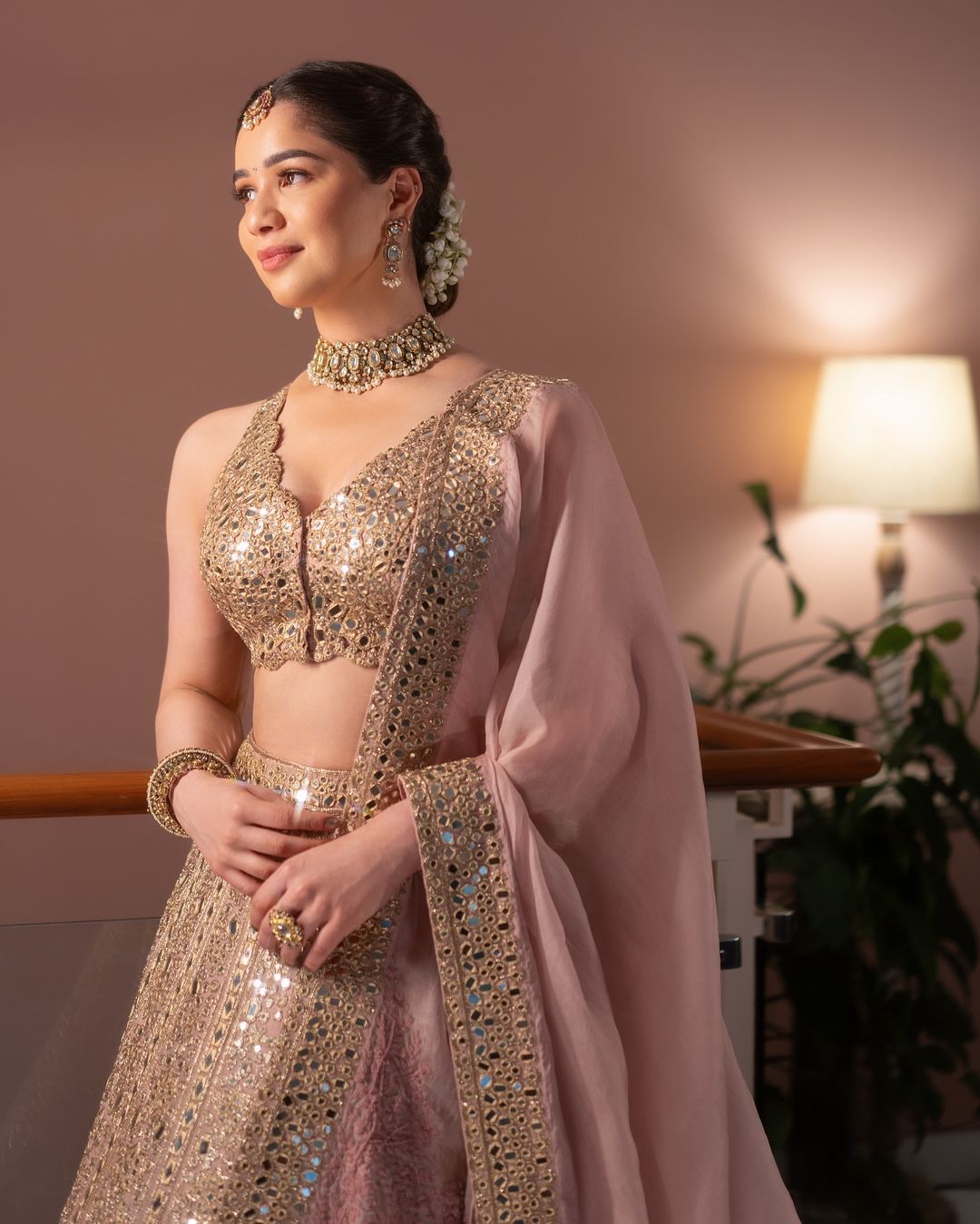 Sara Tendulkar's Blush Pink Lehenga is Perfect for Every Bridesmaid