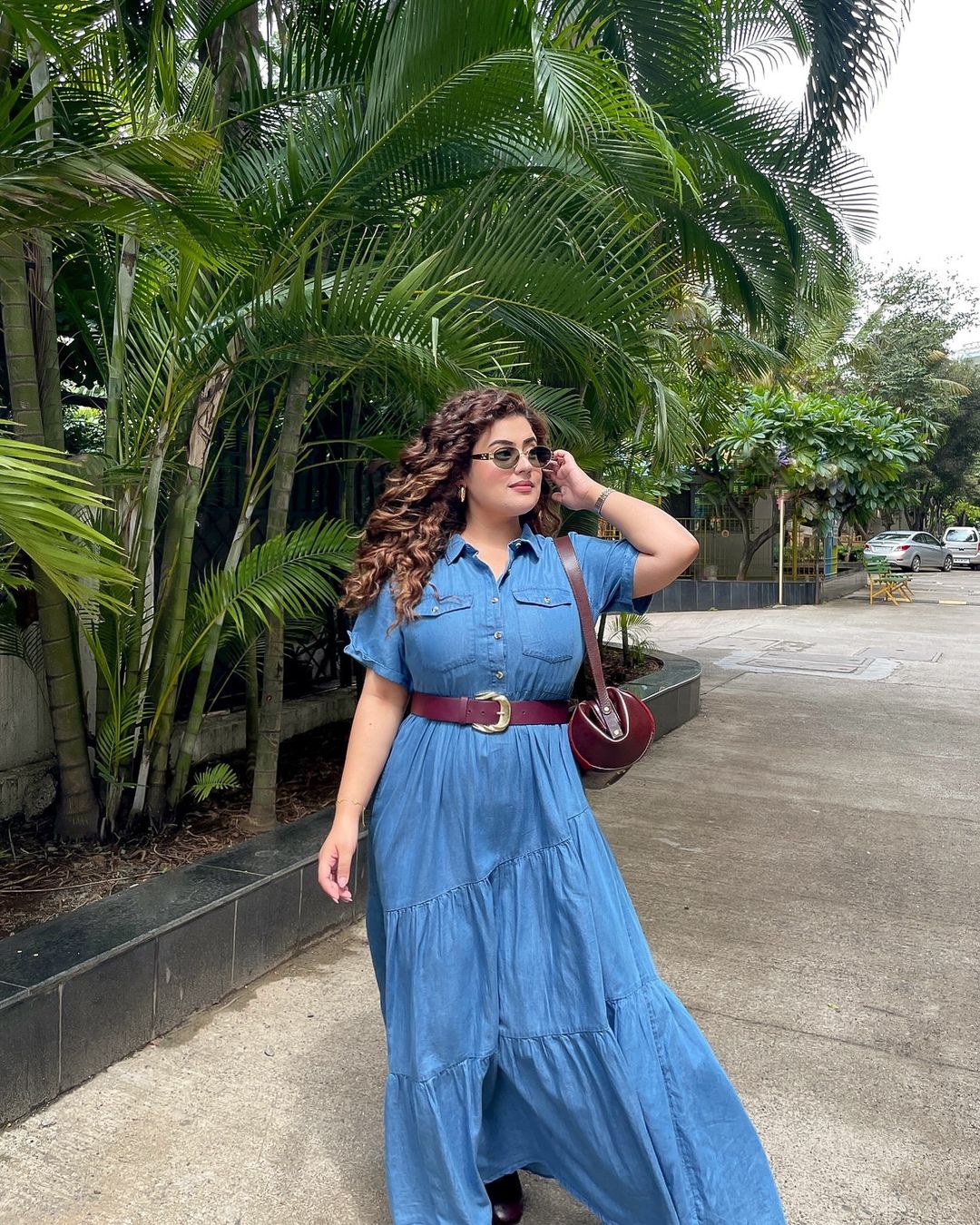 Slay Denim Dress Like Rupali Hasija