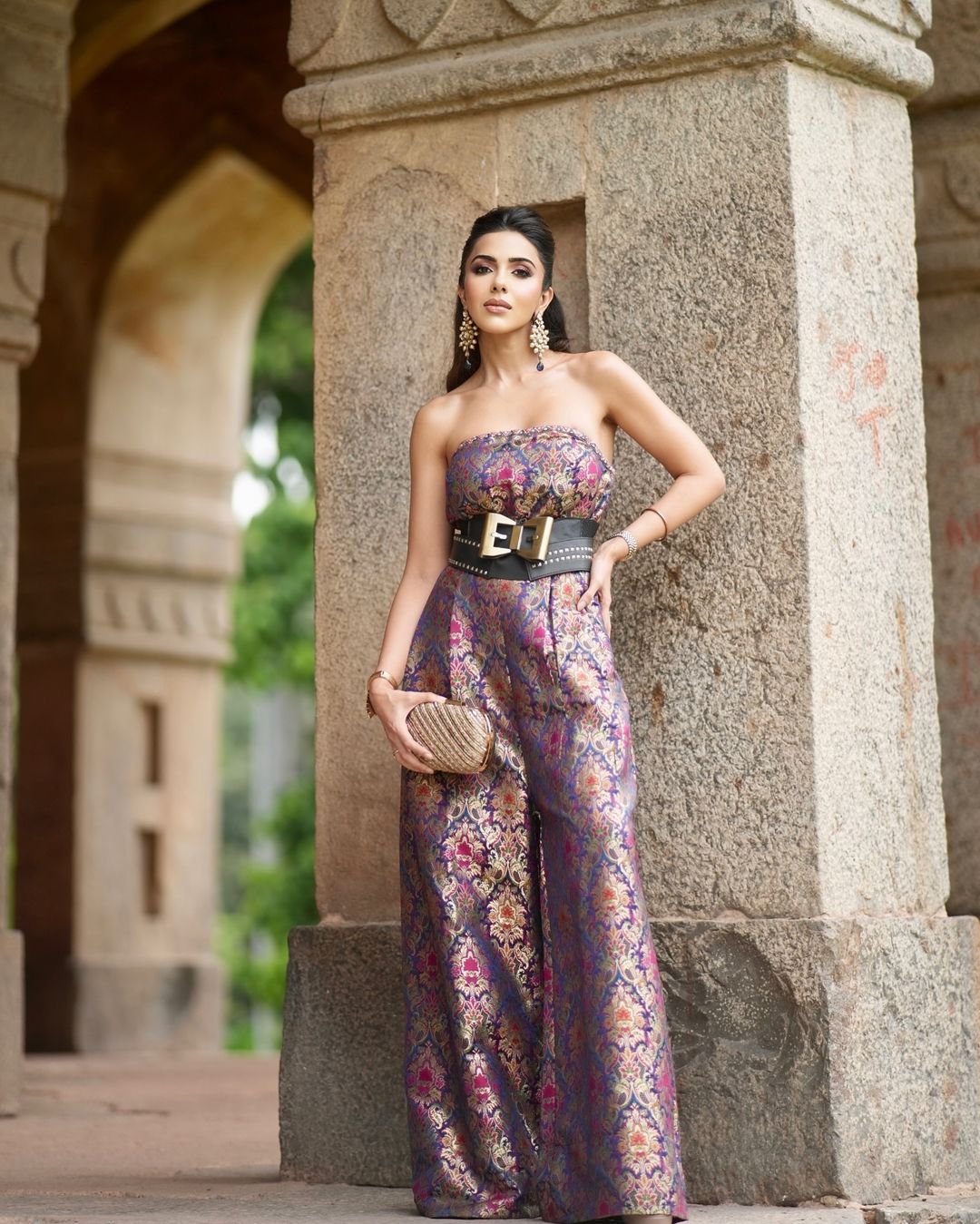 Bahaar Dhawan Rohatgi’s Brocade Jumpsuit Takes the Spotlight