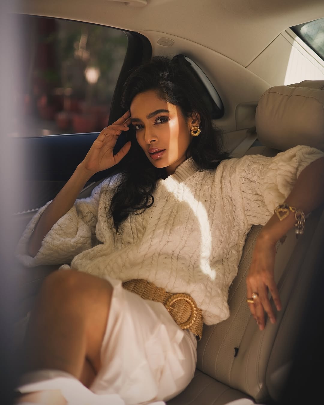 Ishita Mangal Serves Cozy-Chic in Dreamy White