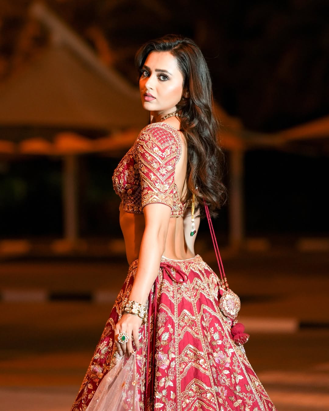 Tejasswi Prakash Looks Regal in Exquisite Lehenga; See Pics