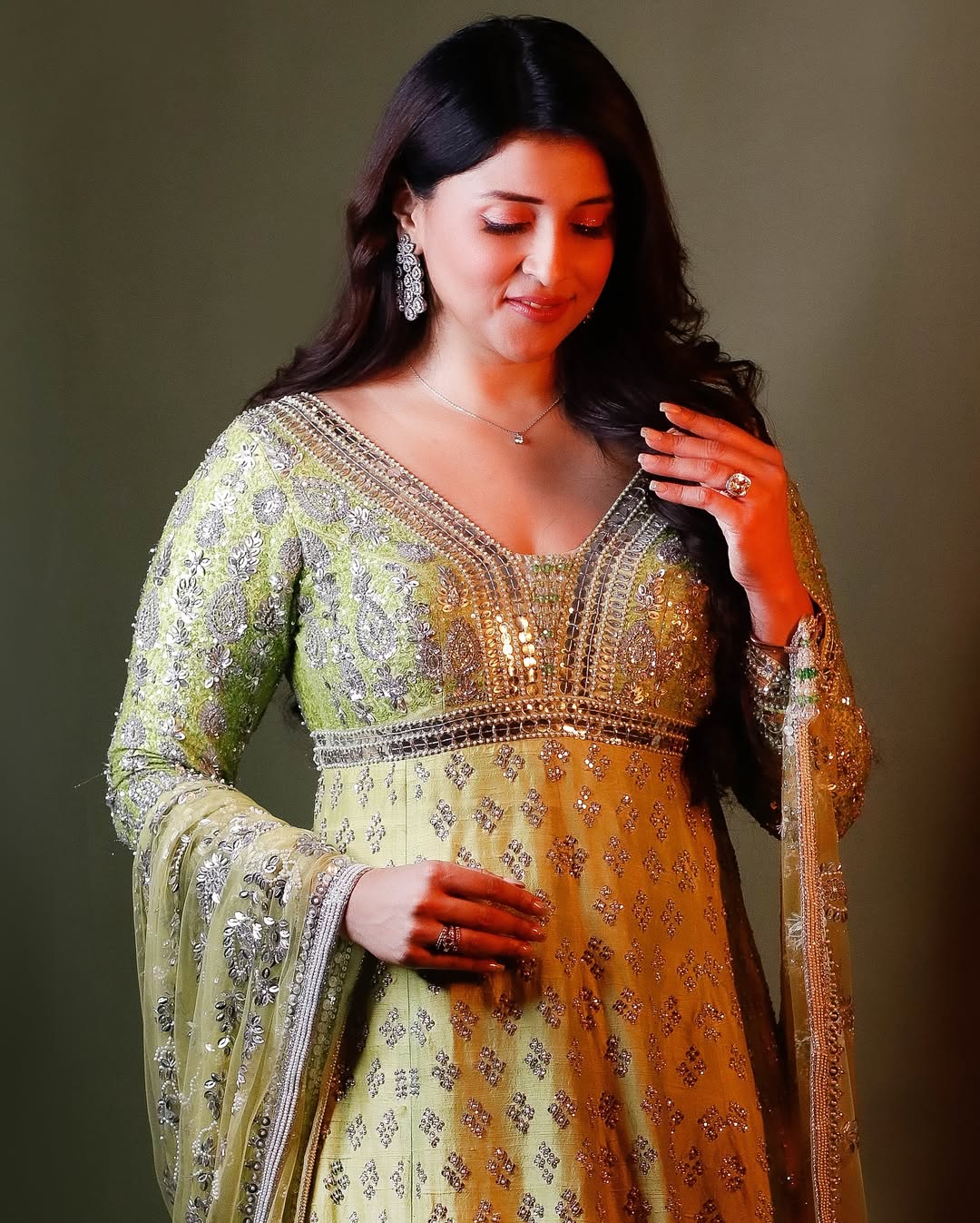 Embellished Anarkali: