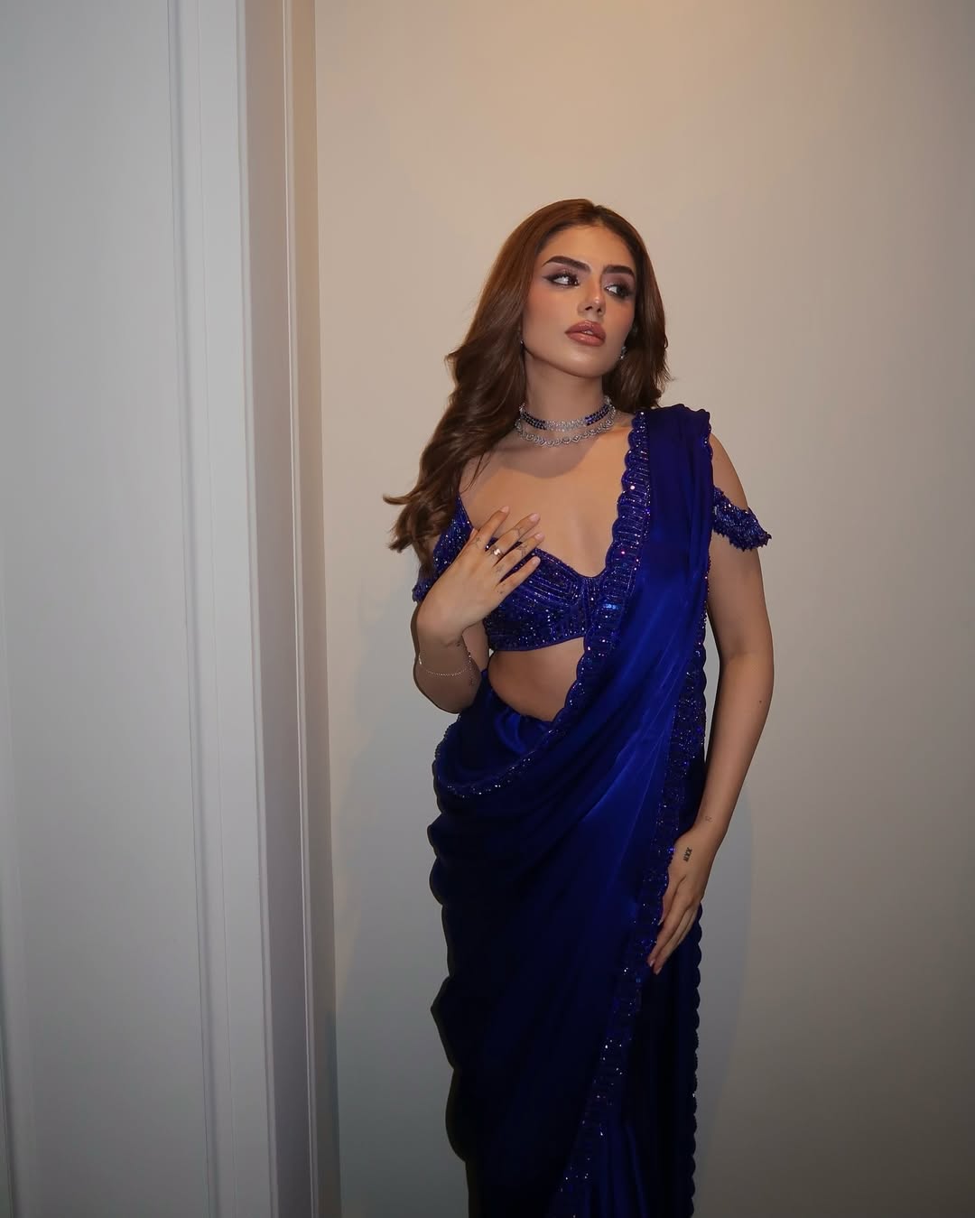 Muskan Chanana's Dazzling Blue Affair