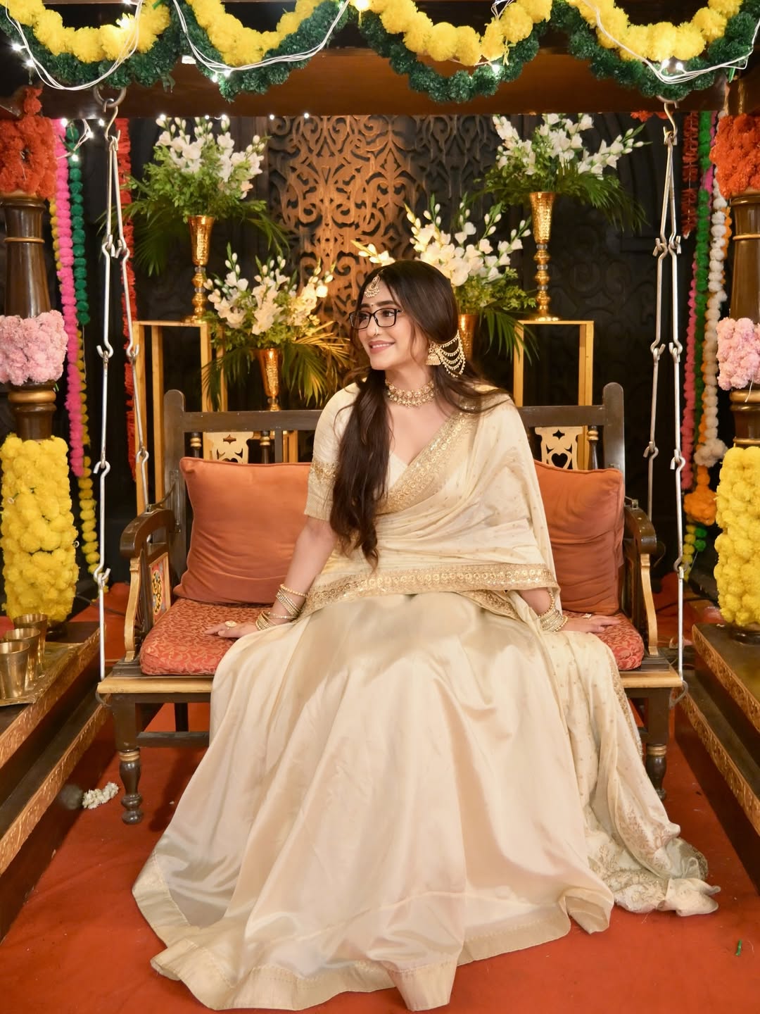 Shivangi Joshi's Regal Elegance in Traditional Attire