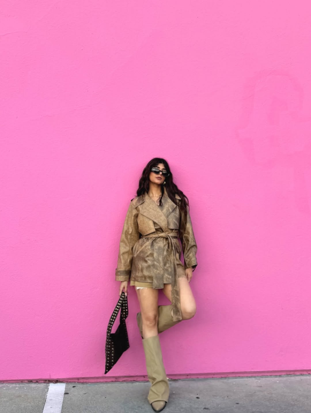 Deeksha Khurana's Leather Luxe: Edgy Chic at Its Best