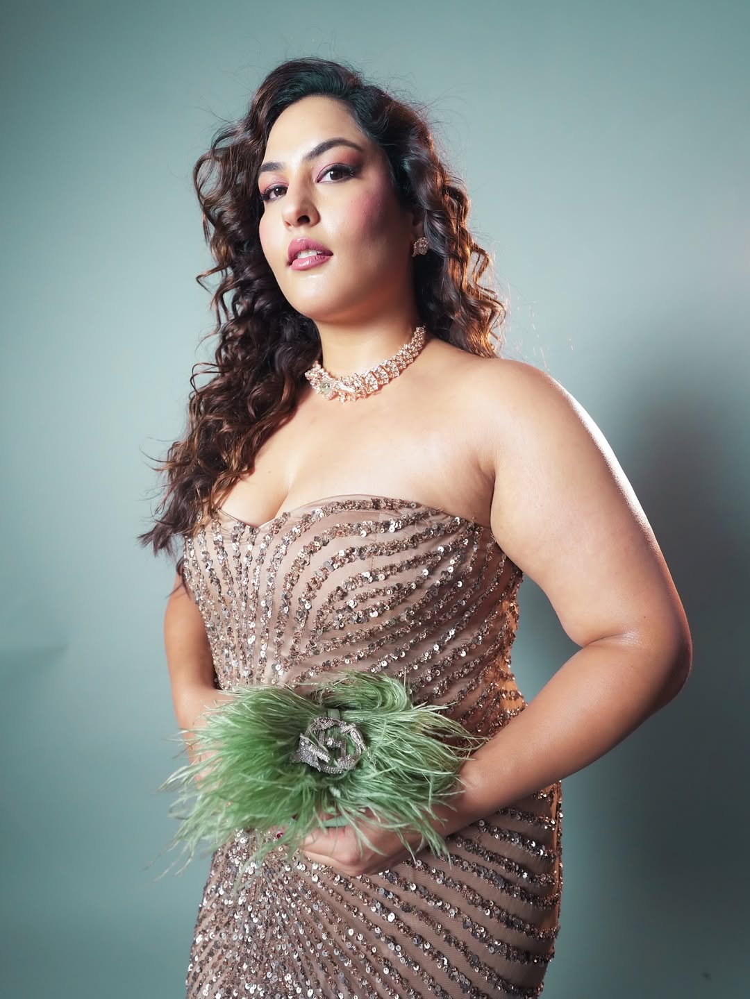 Dazzling Sequin Gown: