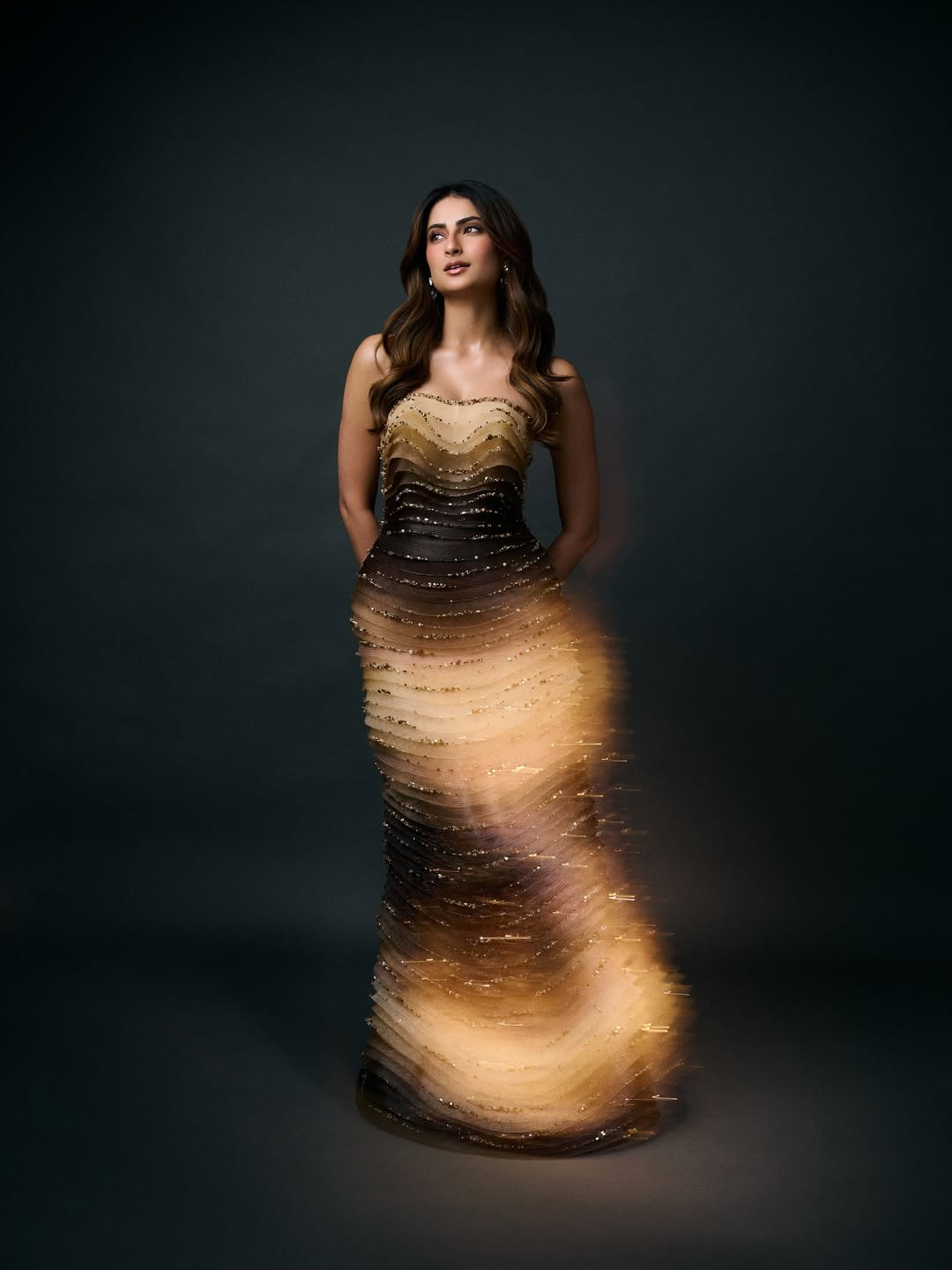 Palak Tiwari Oozes Oomph in an Off-Shoulder Gown