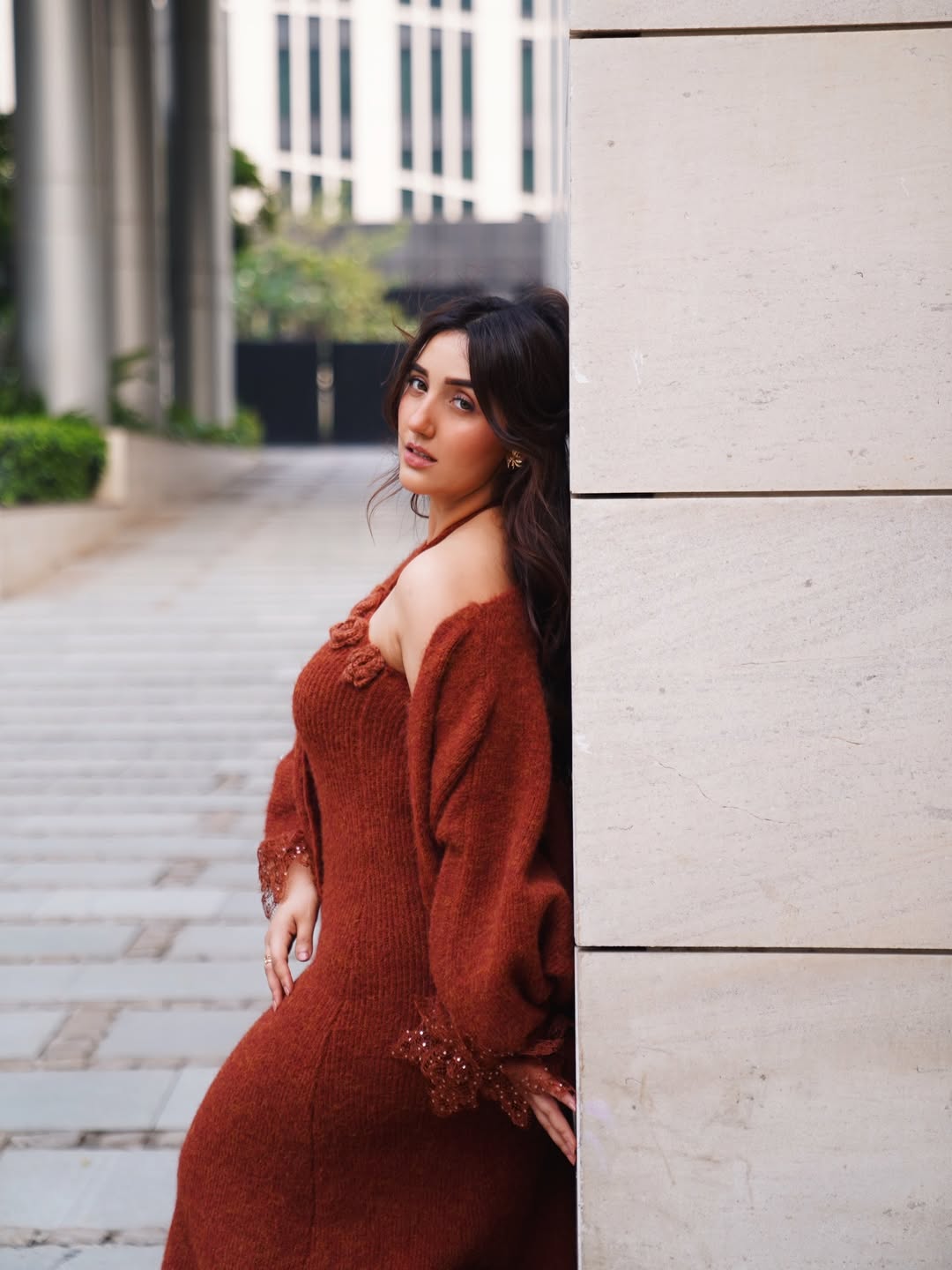 Ashnoor Kaur Sets Cozy?Chic Goals With Her Knit Dress Look