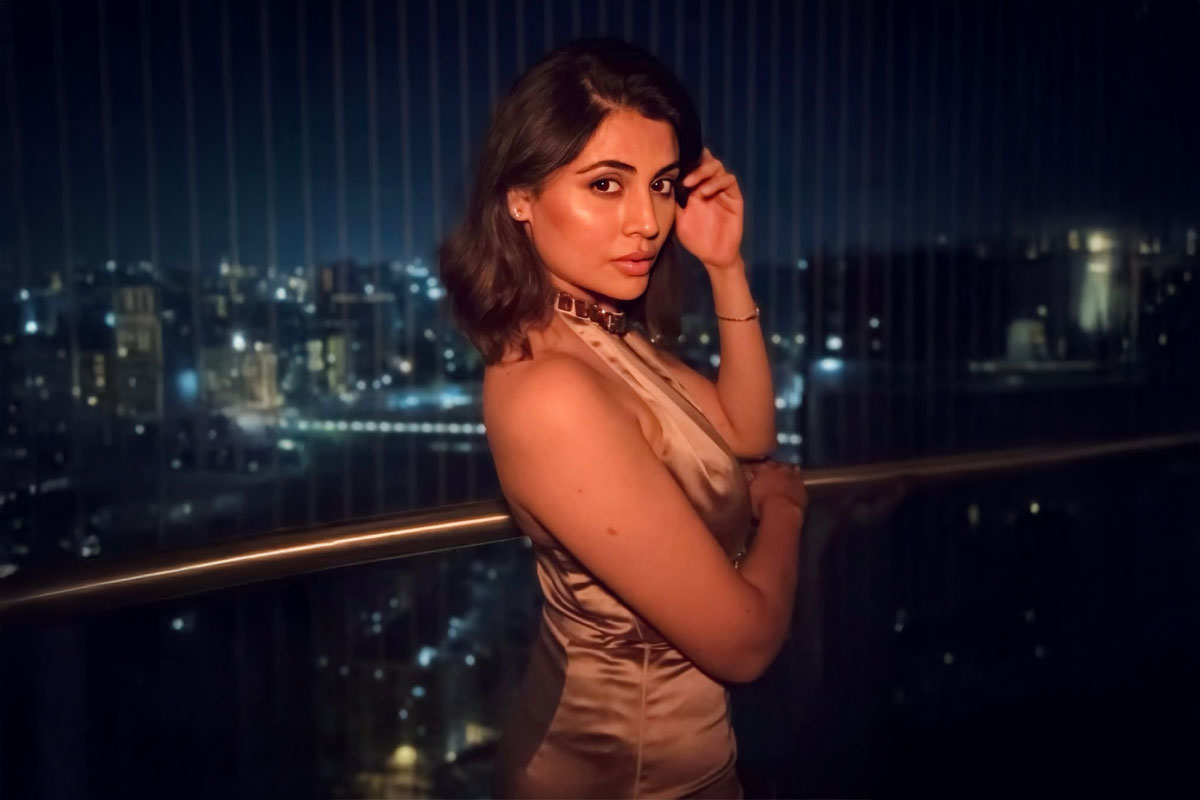 Malti Chahar&rsquo;s Stylish Satin Dress Look