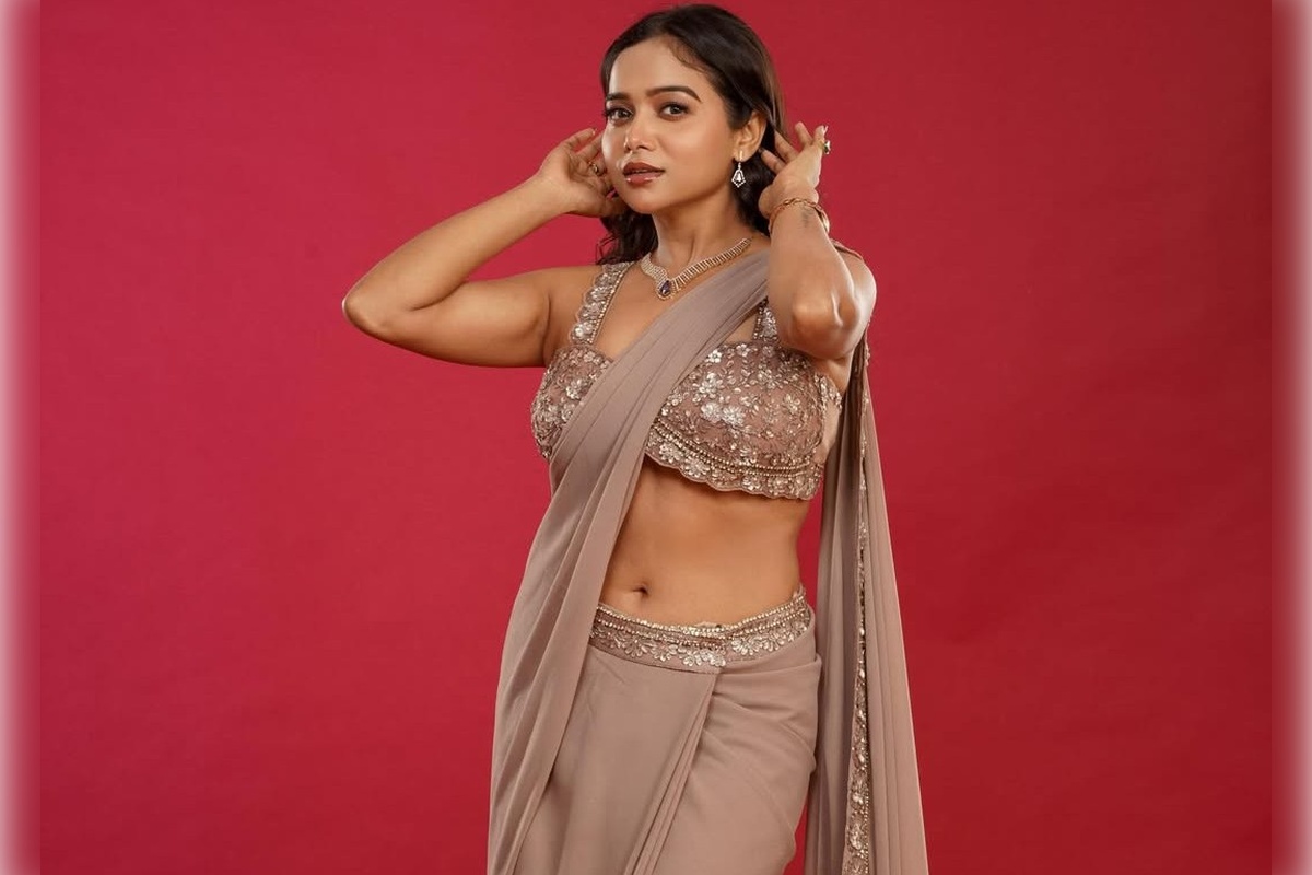 Manisha Rani&rsquo;s Elegant Saree Look