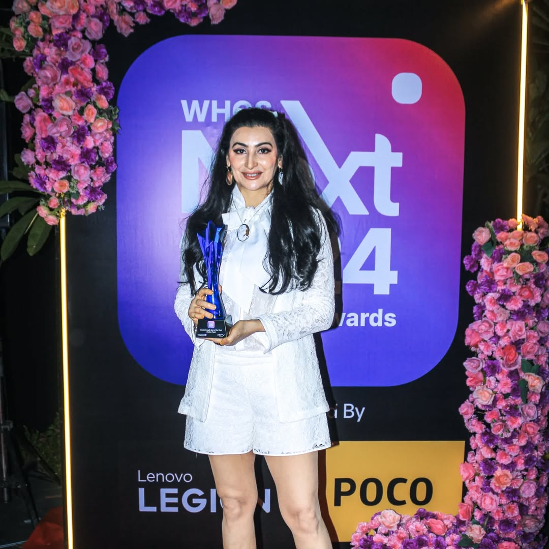 Shalini Passi Stands Out in Chic Ivory Look at WhosNext 2024