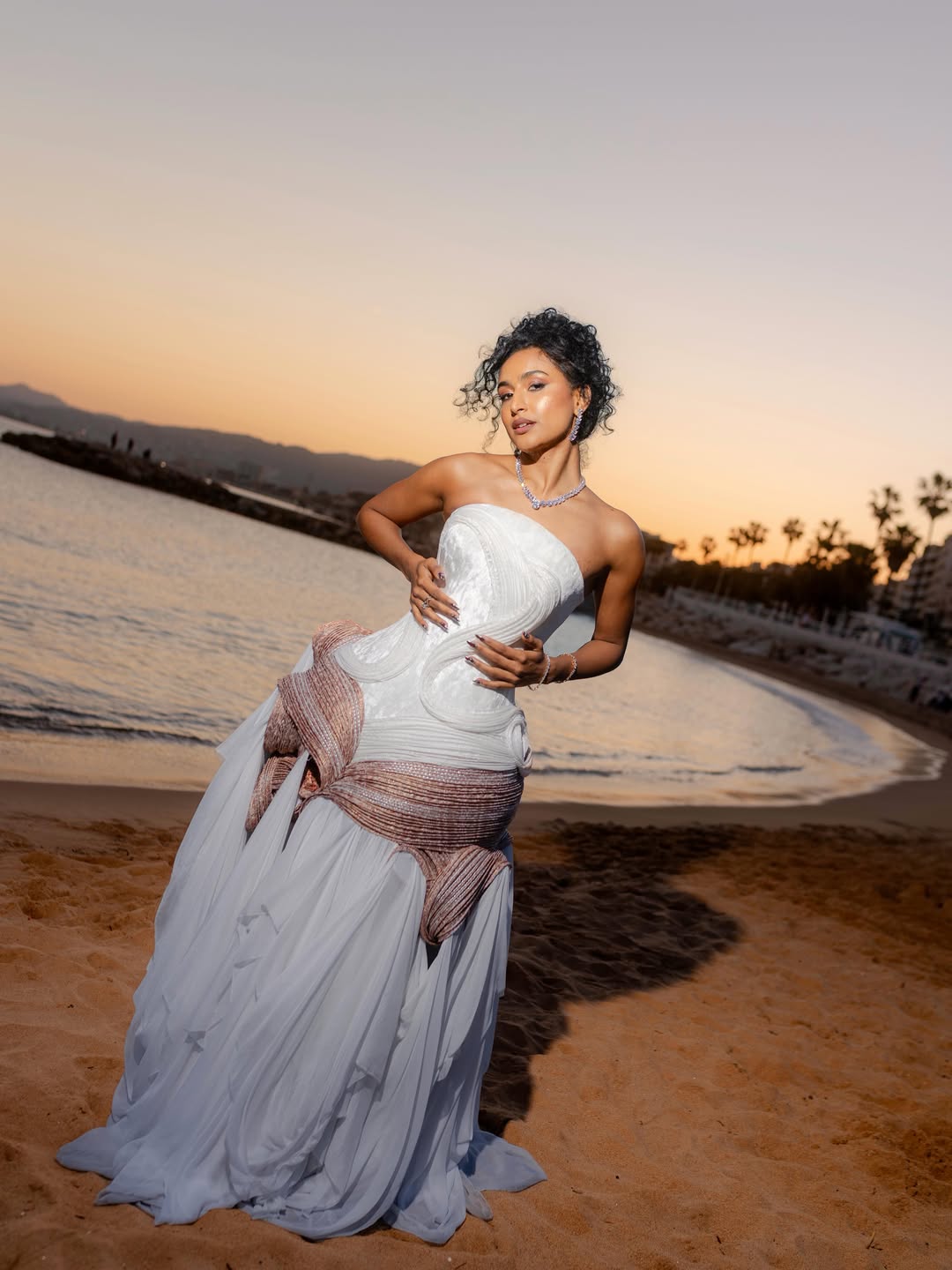 Rida Tharana Brings High-Fashion Drama to the Beach