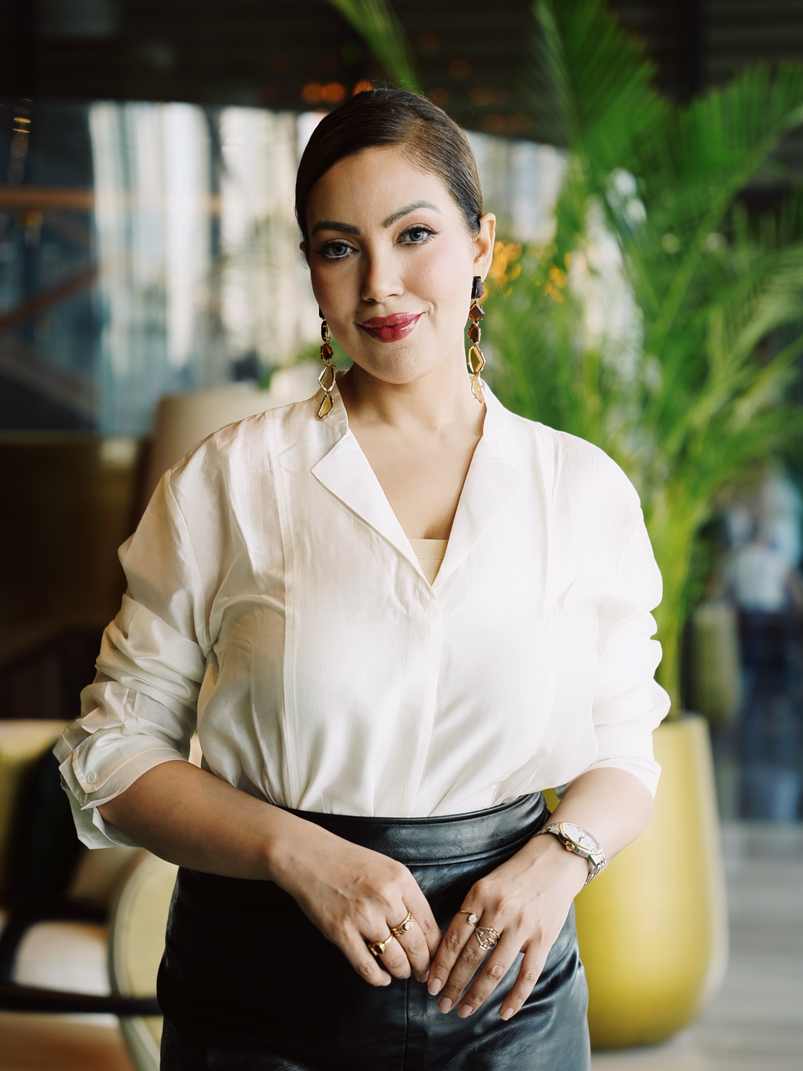Munmun Dutta masters power dressing with structured separates that bring a polished yet fashionable appeal.