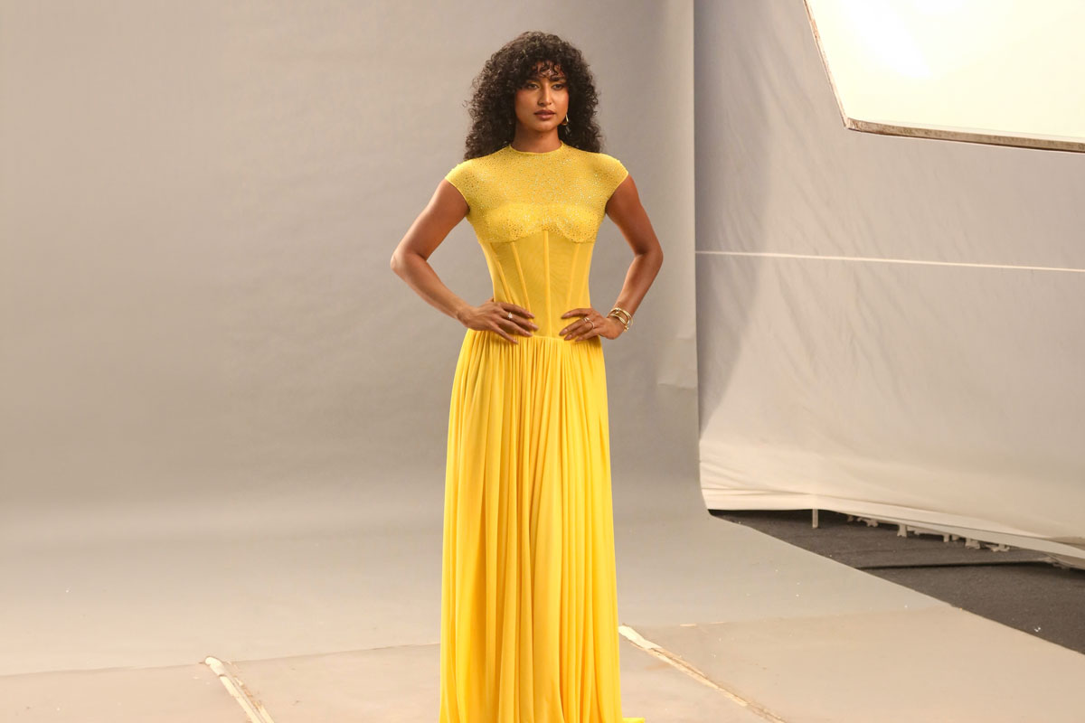 Rida Tharana's Monochrome Yellow Look Is A Fashion Win