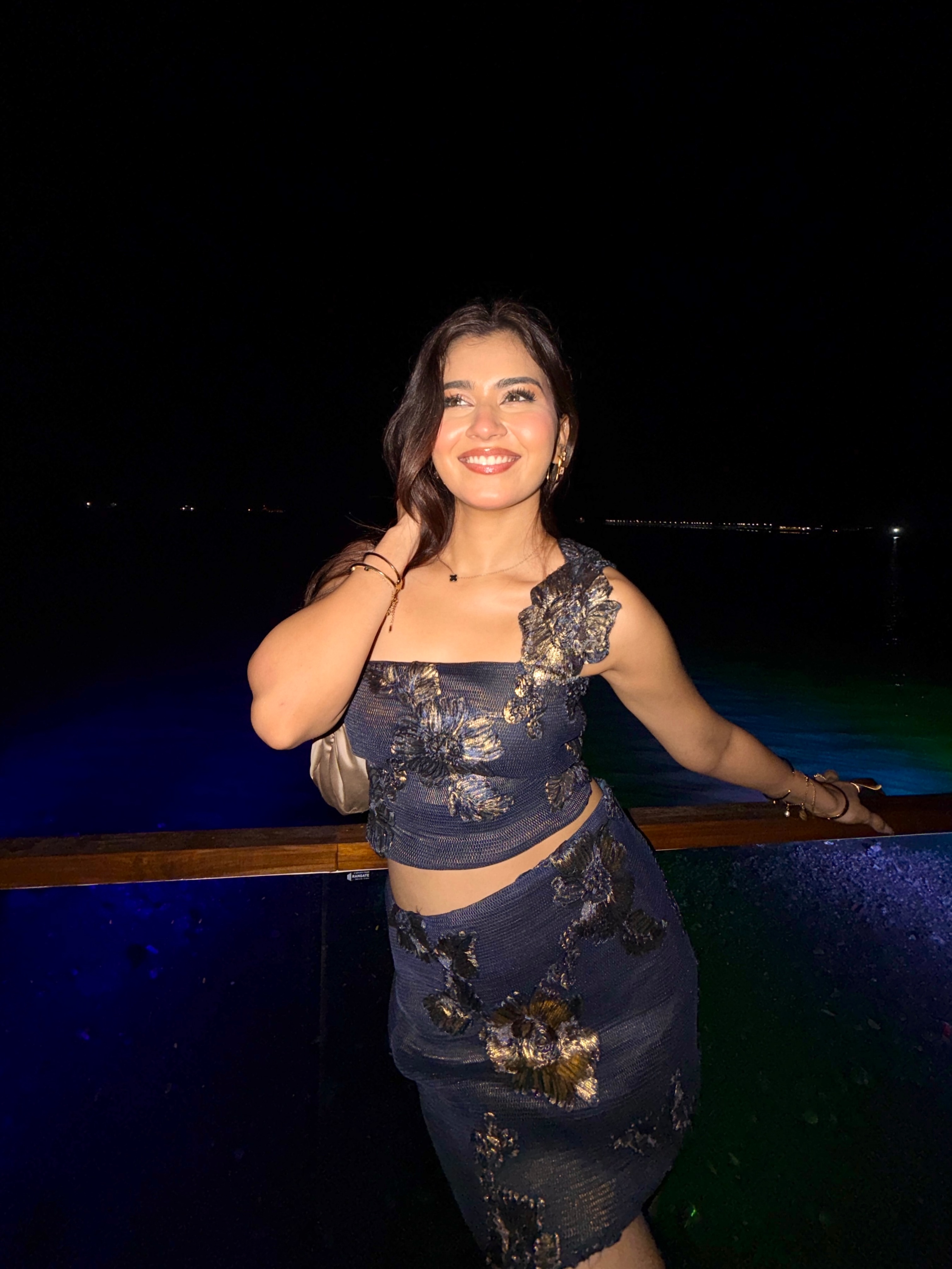 Akanksha Choudhary Brings Midnight Glam To The Spotlight