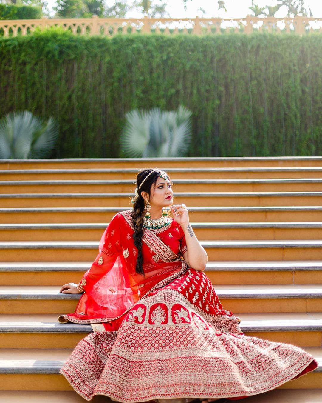 Captivating Indian Wedding Girl Poses Photos by Red Veds