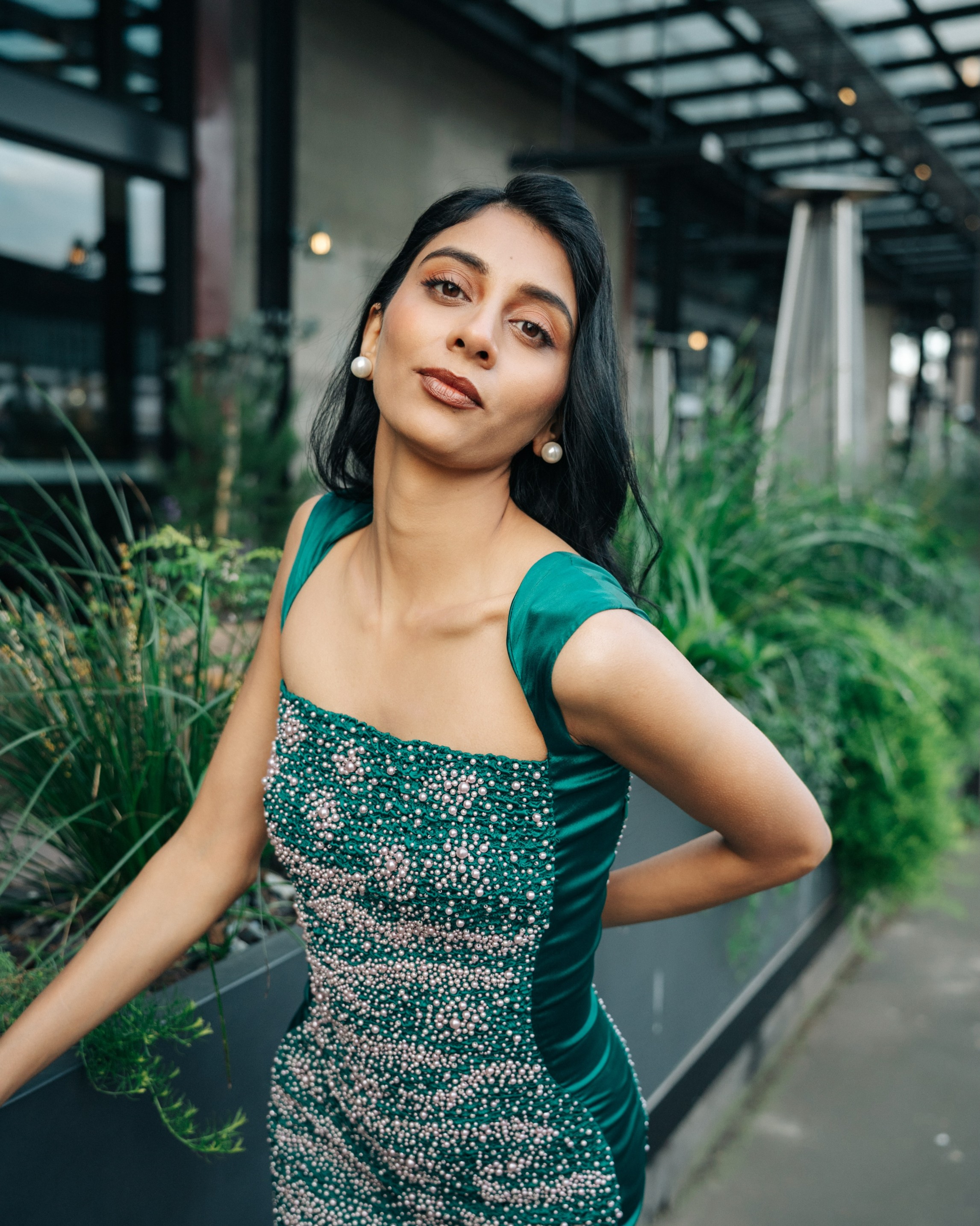 Dolly Singh's Glittering Green Ensemble Is A Total Fashion Win