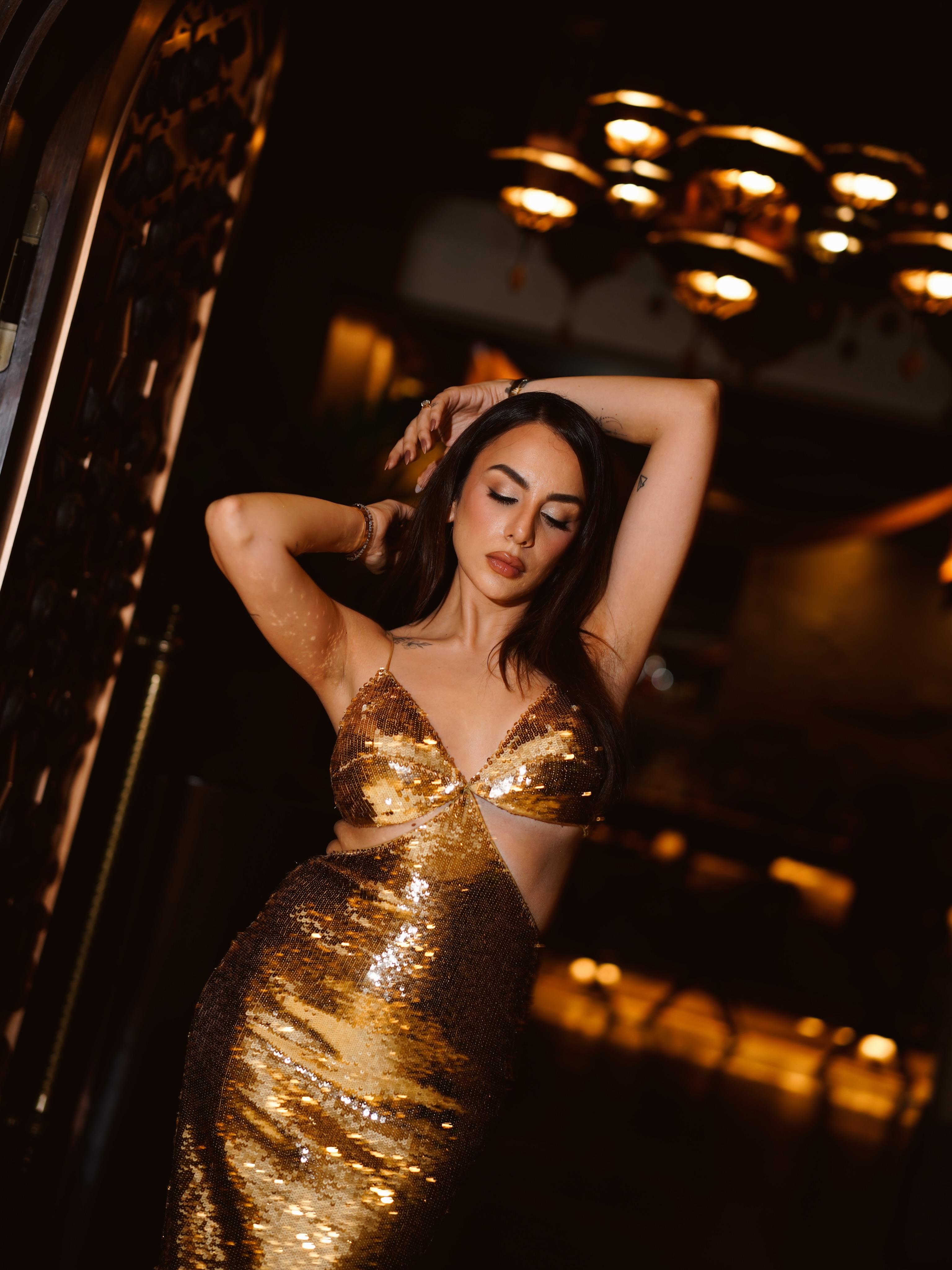 Nitibha Kaul proves that sequins, structured silhouettes, and confident styling are a winning formula for making a statement.