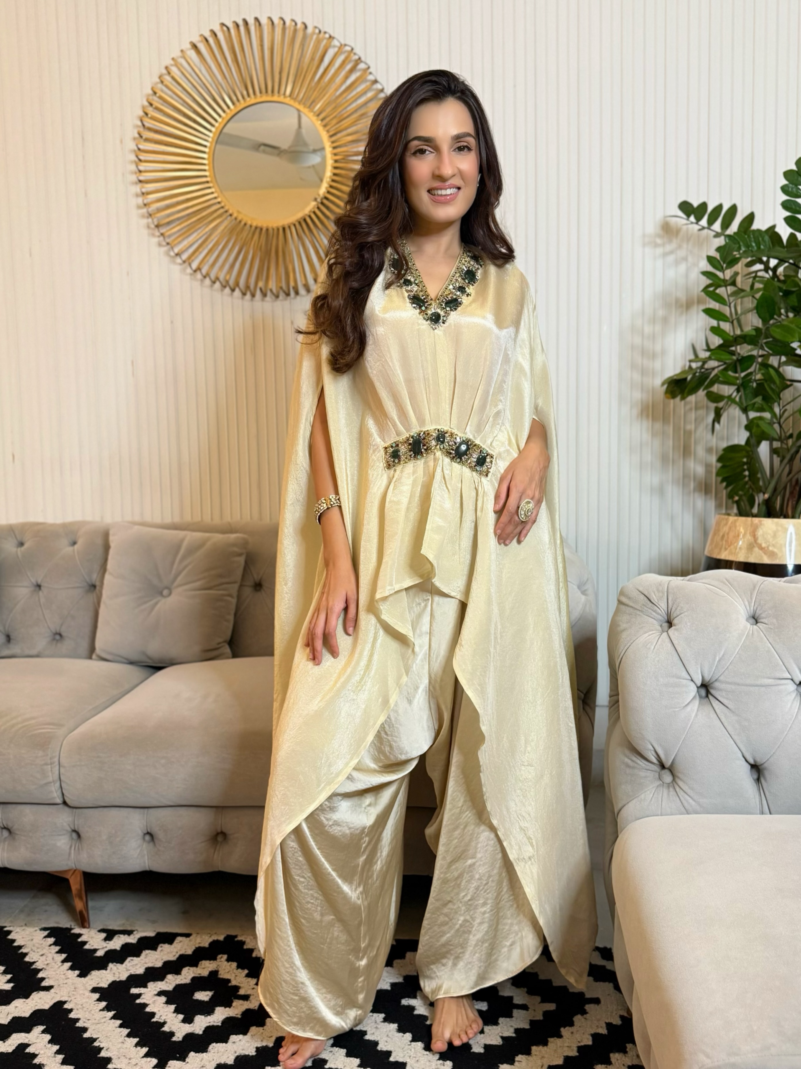 Shiny Doshi Embraces Understated Luxury In An Ivory Outfit
