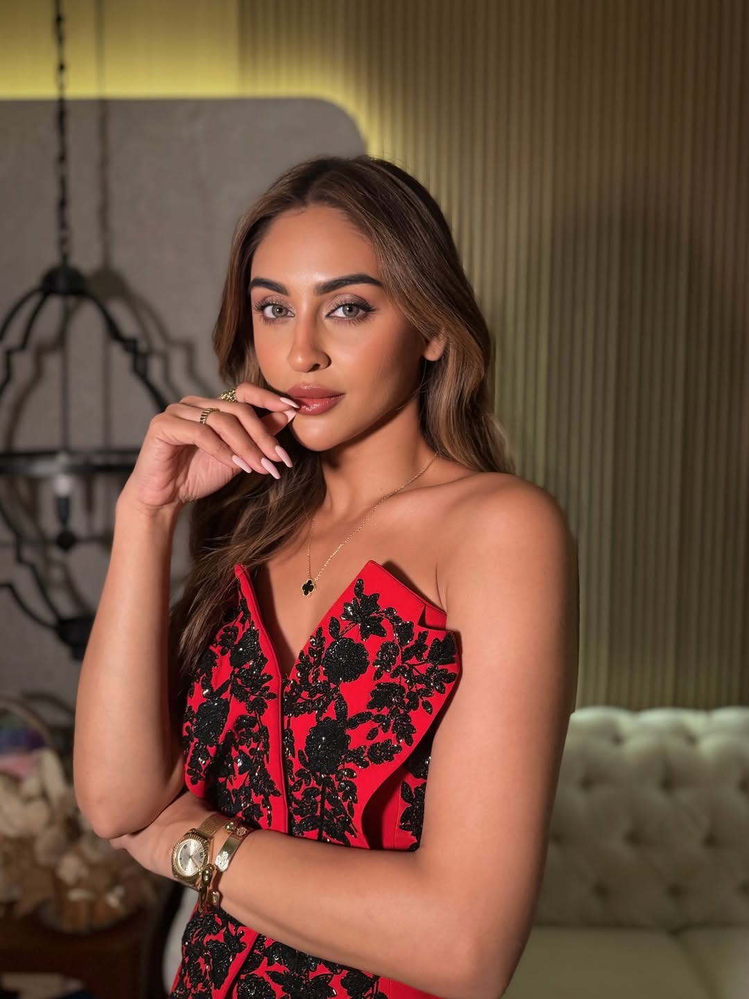 Krystle D&rsquo;Souza Drops a Red-Hot Slay