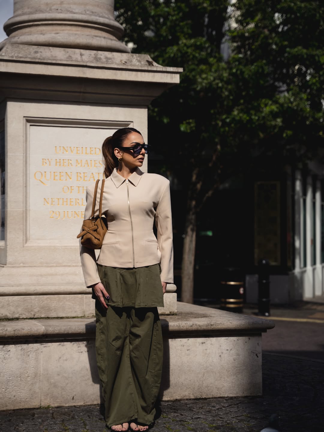 Nitibha Kaul keeps the look effortless with minimal styling, letting the tailoring and neutral palette do the talking.
