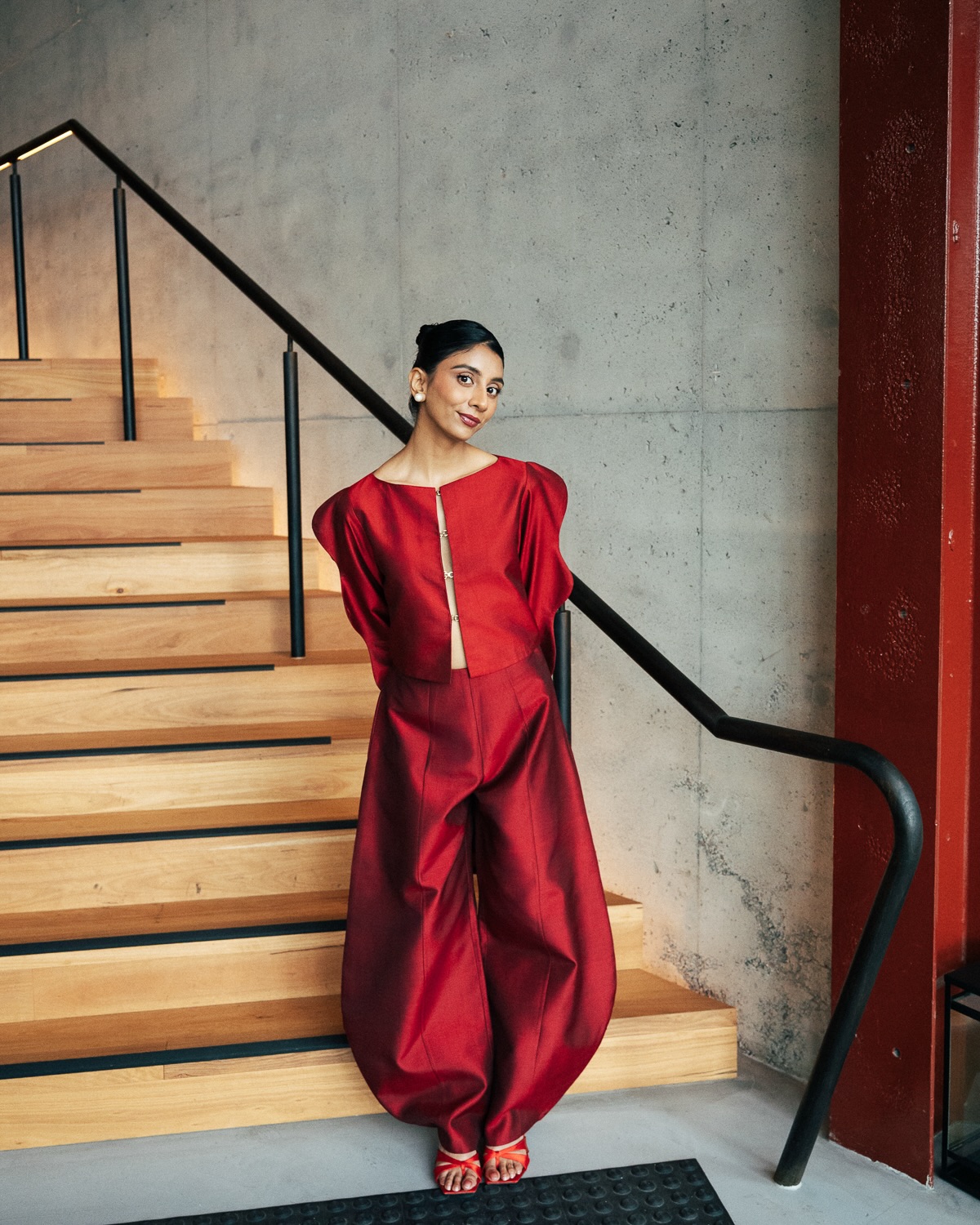 With powerful styling, striking details, and unmatched confidence, Dolly Singh delivers a statement look that's modern, chic, and impossible to miss.