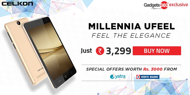 Celkon : Celkon Ufeel at just Rs. 3,299 with offers worth Rs. 3,000