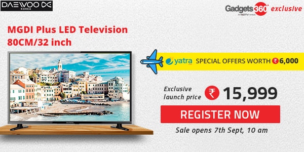 Daewoo TV : MGDI Plus LED TV 32 inch with offers worth Rs. 6,000