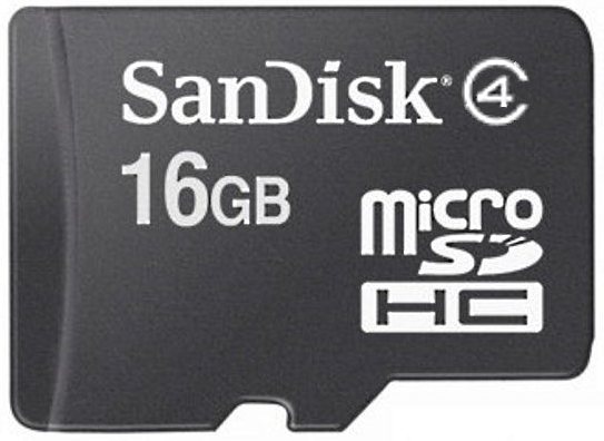 Buy SanDisk  16 GB Class 4 MicroSDHC Memory Card 16 GB online