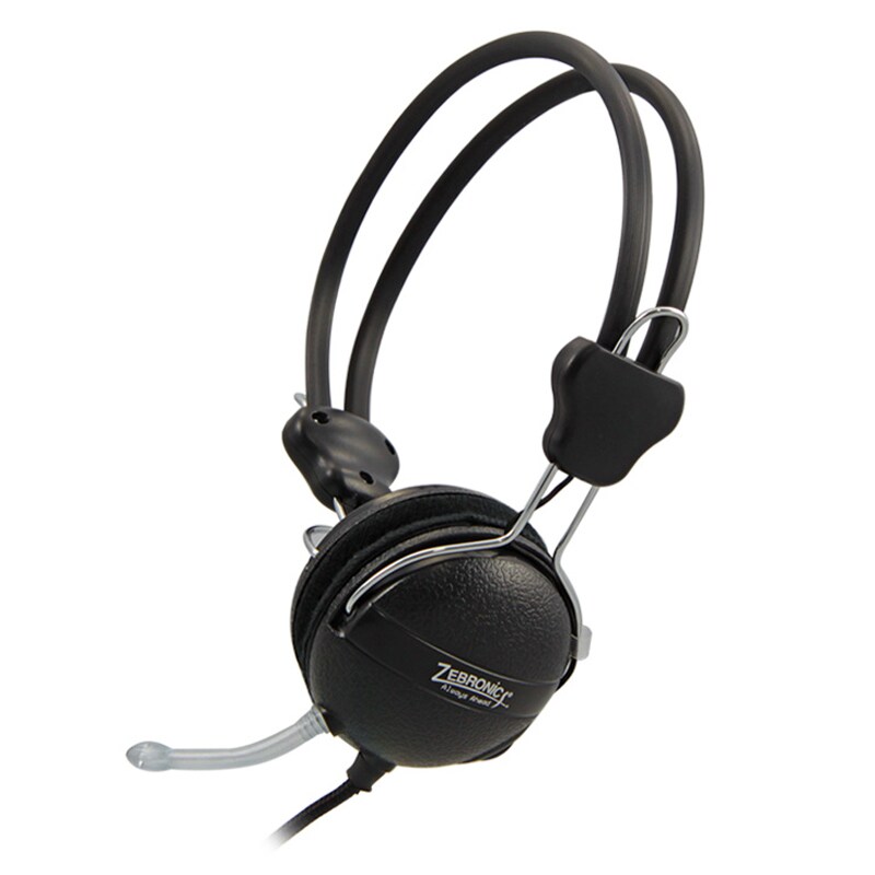Zebronics 1070 HMV Wired Headphone with Mic & Vol Black Price in India – Buy Zebronics 1070 HMV