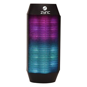 Buy Zync K20 Fuzon Bluetooth Speaker with LED Lights and Power Bank Black